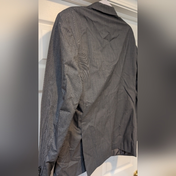 Hickey Freeman Men's Gray Pinstripe Suit Coat Size 44R 100% Wool - Picture 13 of 16